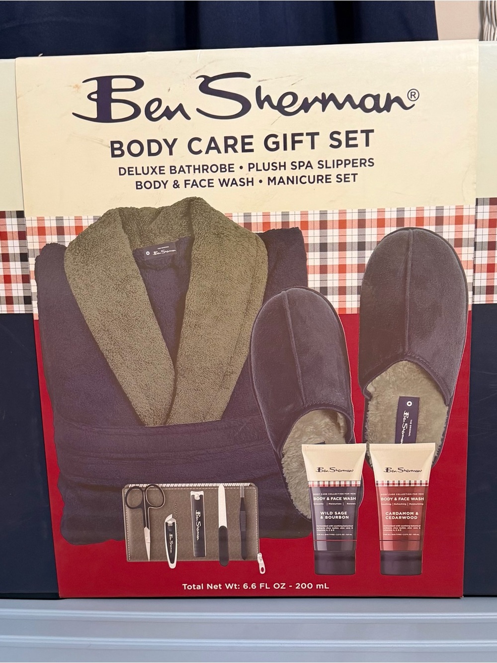 Ben Sherman Men’s Body Care Gift Set Blue Brown